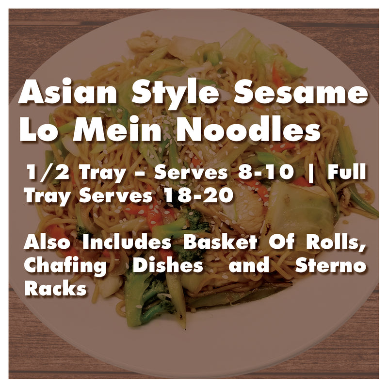 Asian Style Sesame Lo Mein Noodles