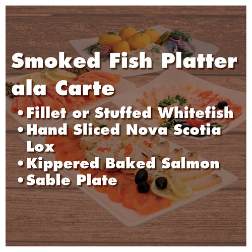 Smoked Fish Platter ala Carte